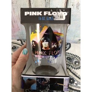 NEW Pink Floyd 16 OZ Drink Glass Bar Glass Highball Glass Band Glass 🥃🥛🍺